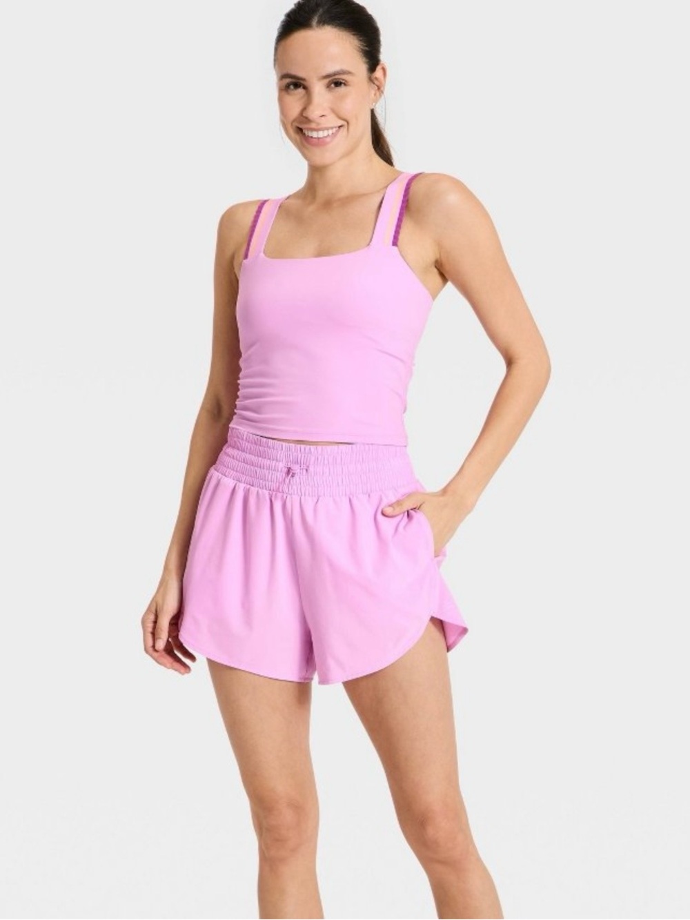 ✨NWT All In Motion Women’s High Rise Pink Active Shorts✨